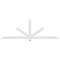 Ekena Millwork Kennewick Architectural Grade PVC Gable Bracket, 96"W x 32"H x 2"D x 4"F, 8/12 Pitch GBP096X32X0204KEN00 - alternate 4
